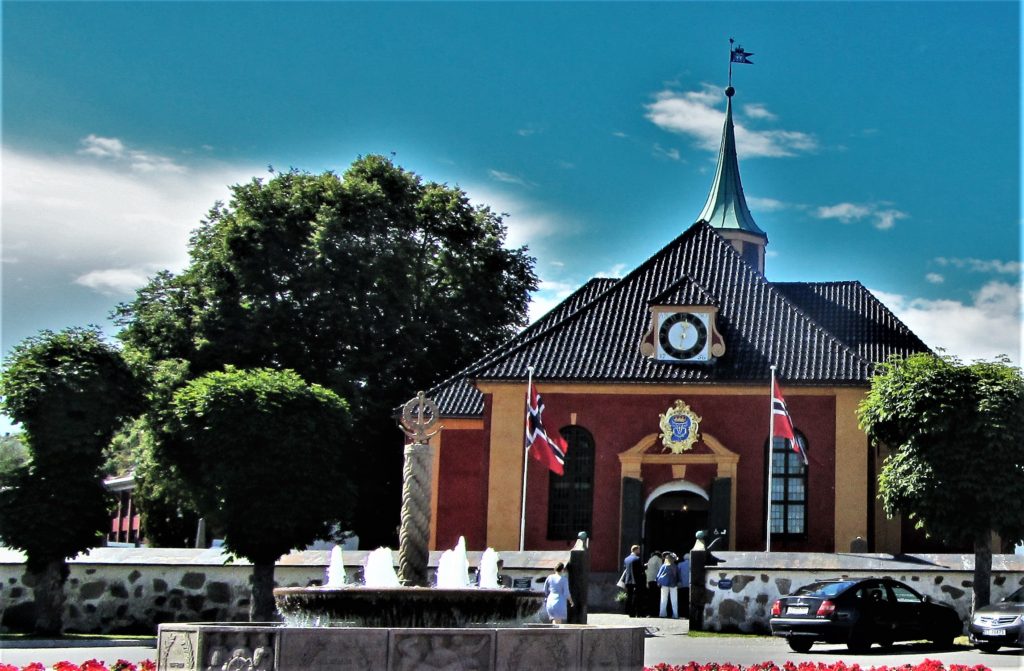 The church of Stavern, an old naval town south of Oslo