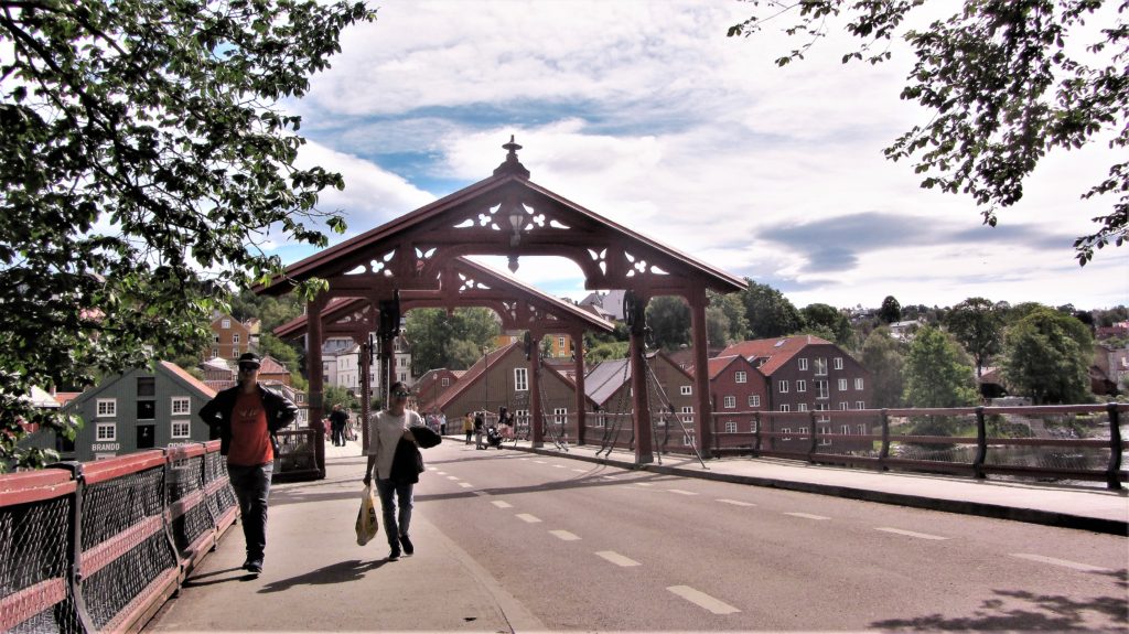 The Old Town Bridge, also called “the portal of happiness” connecting the city center and the city’s old port area