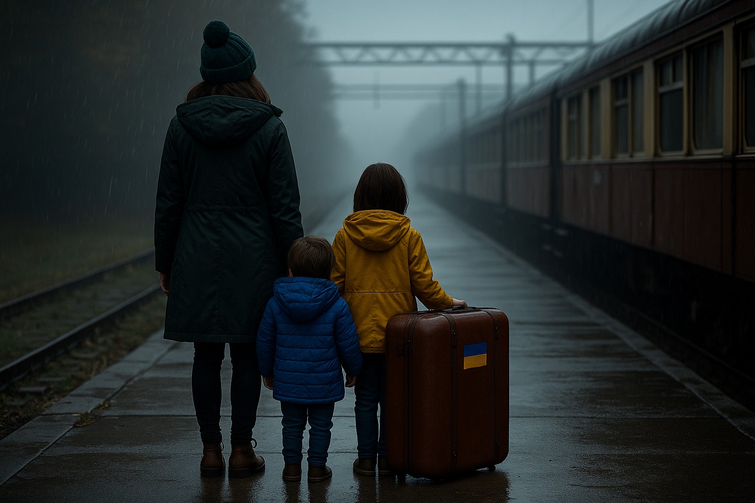 Image of Ukrainian Refugees