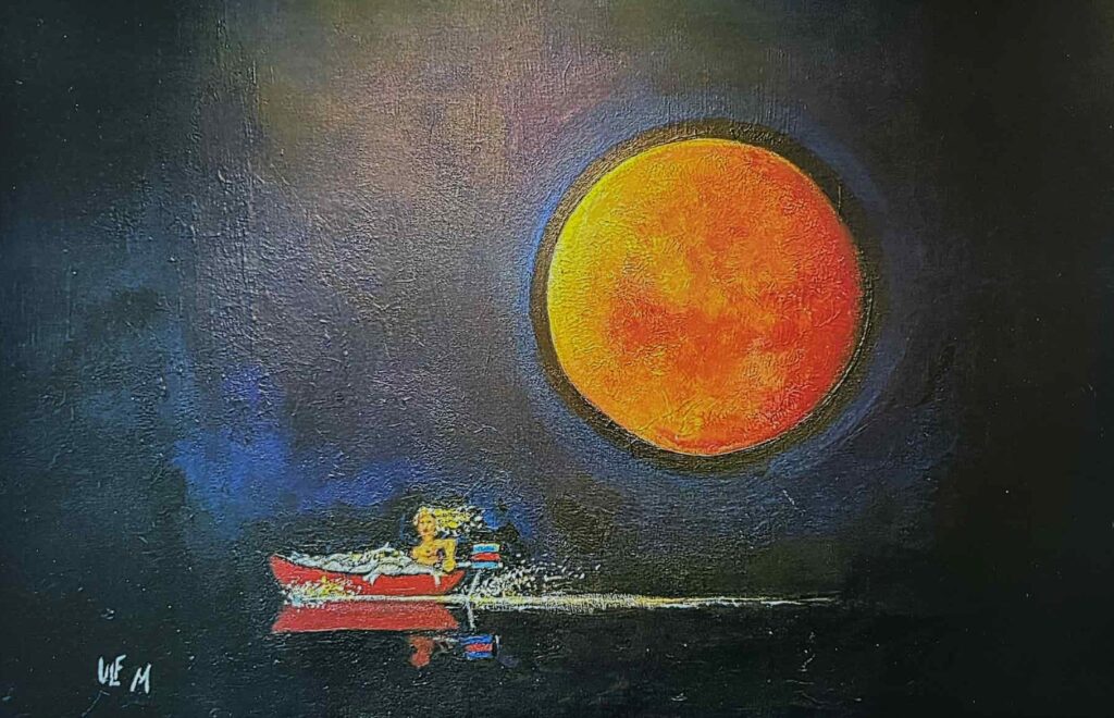 Ulf M - woman on a boat