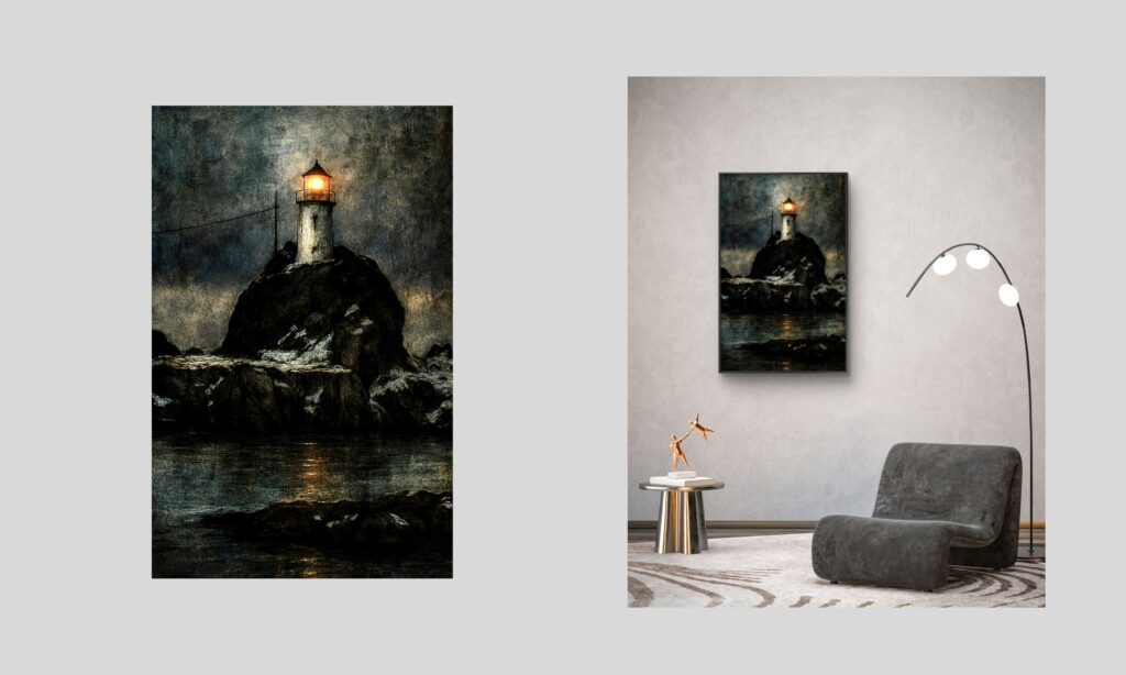 Messages from Sunken Ships art print of Eldar Einarson by GaffGaff Galleri