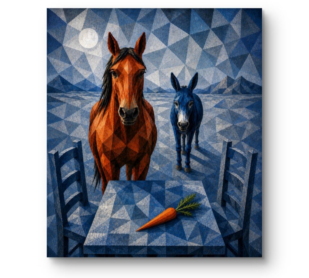Carrot On The Table art print by Eldar Einarson presented by GaffGaff Galleri