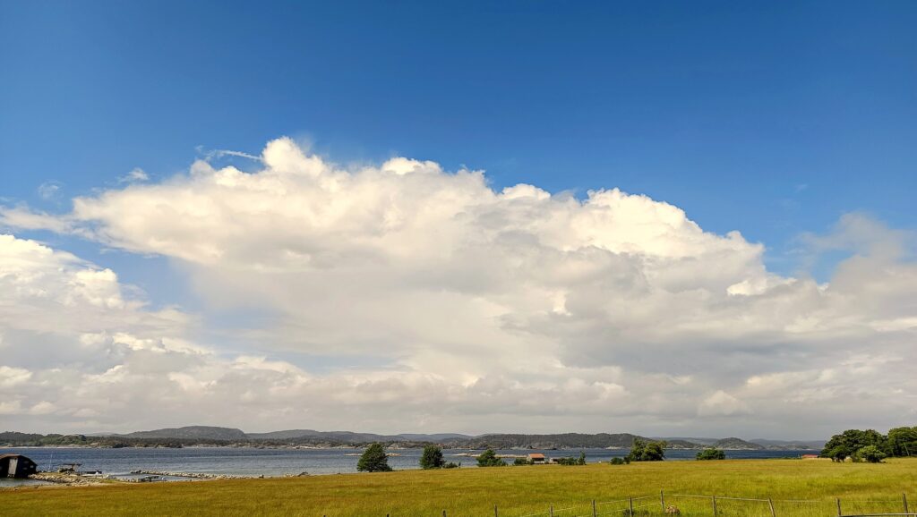 Taken from the terrace of Eyolf Soot’s summer house © Eldar Einarson