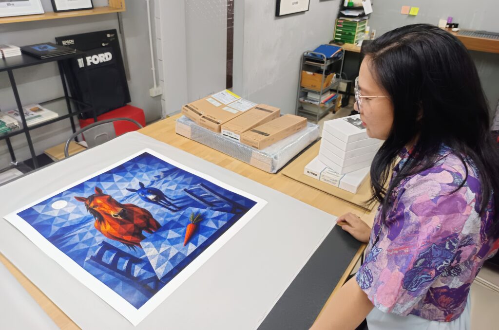 Carrot On The Table. Museum-Quality Giclée Print on ILFORD Galerie Gold Fibre Gloss