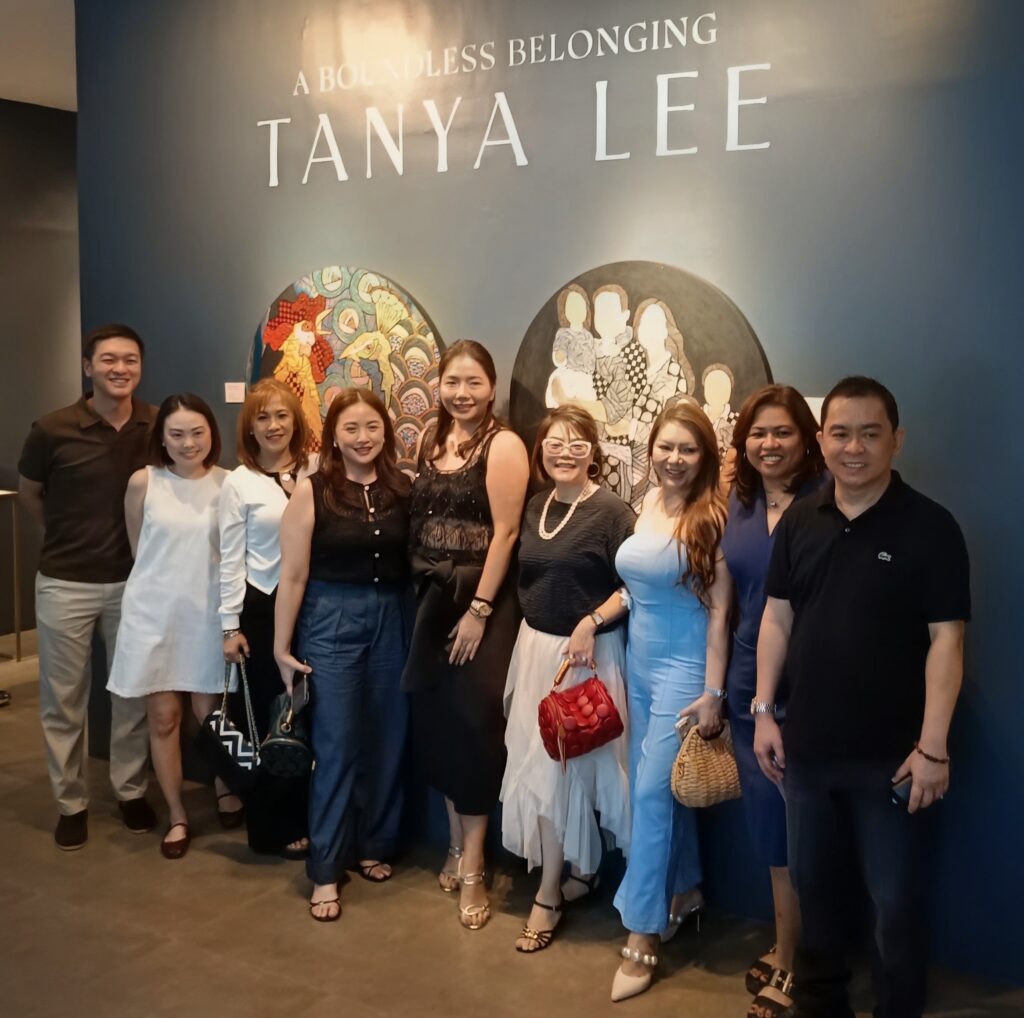 Tanya Gaisano Lee and guests, art exhibition for A Boundless Belonging